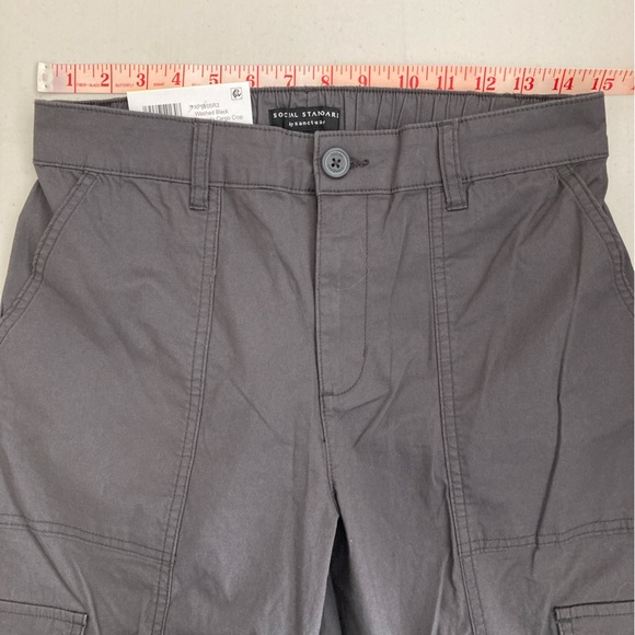 Social Standard by Sanctuary, Portside Cargo Crop, PoplinCropped Pant, Size M - Picture 12 of 13